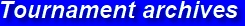 tournament archive s